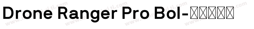 Drone Ranger Pro Bol字体转换